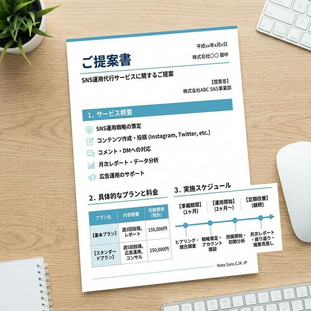 提案書テンプレート